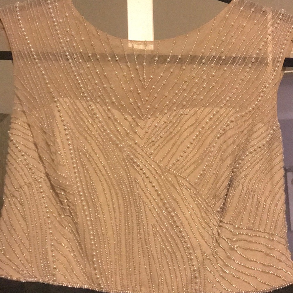 Black and beige long dress - elegant and classy!!